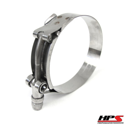 HPS Marine 316 Stainless Steel T-Bolt Hose Clamp , Range: 2.87"-3.19" (73mm-81mm), SAE # 68
