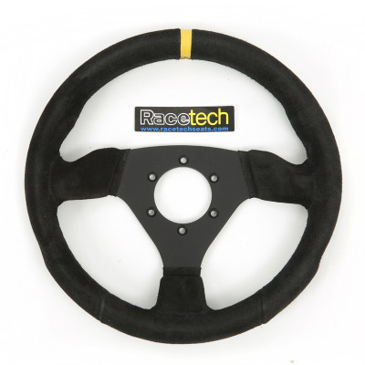 Racetech Flat Suede Steering Wheel