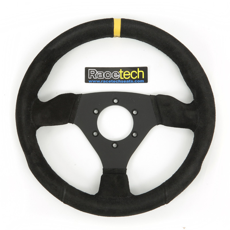 Racetech Flat Suede Steering Wheel